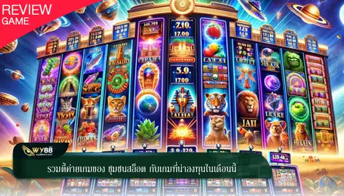รวมตี้ค่ายเกมของ ชุมชนสล็อต กับเกมที่น่าลงทุนในเดือนนี้