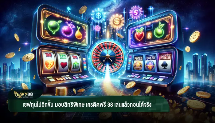 เซฟทุนไปอีกขั้น มอบสิทธิพิเศษ เครดิตฟรี 38 เล่นแล้วถอนได้จริง
