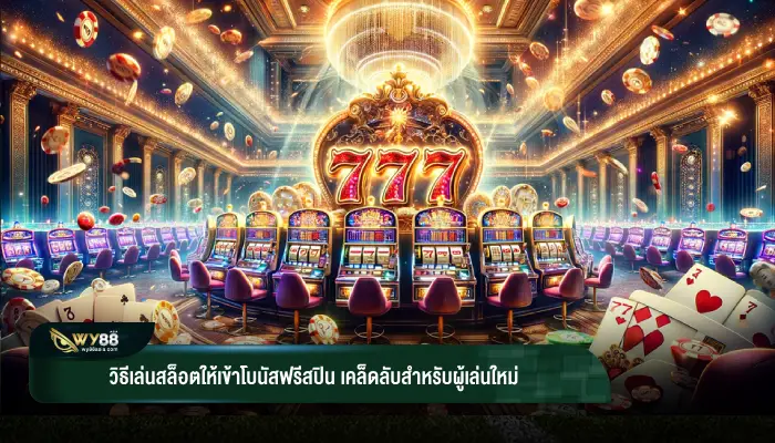 วิธีเล่นสล็อตให้เข้าโบนัสฟรีสปิน เคล็ดลับสำหรับผู้เล่นใหม่