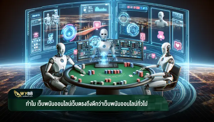 ทำไม เว็บพนันออนไลน์เว็บตรงถึงดีกว่าเว็บพนันออนไลน์ทั่วไป